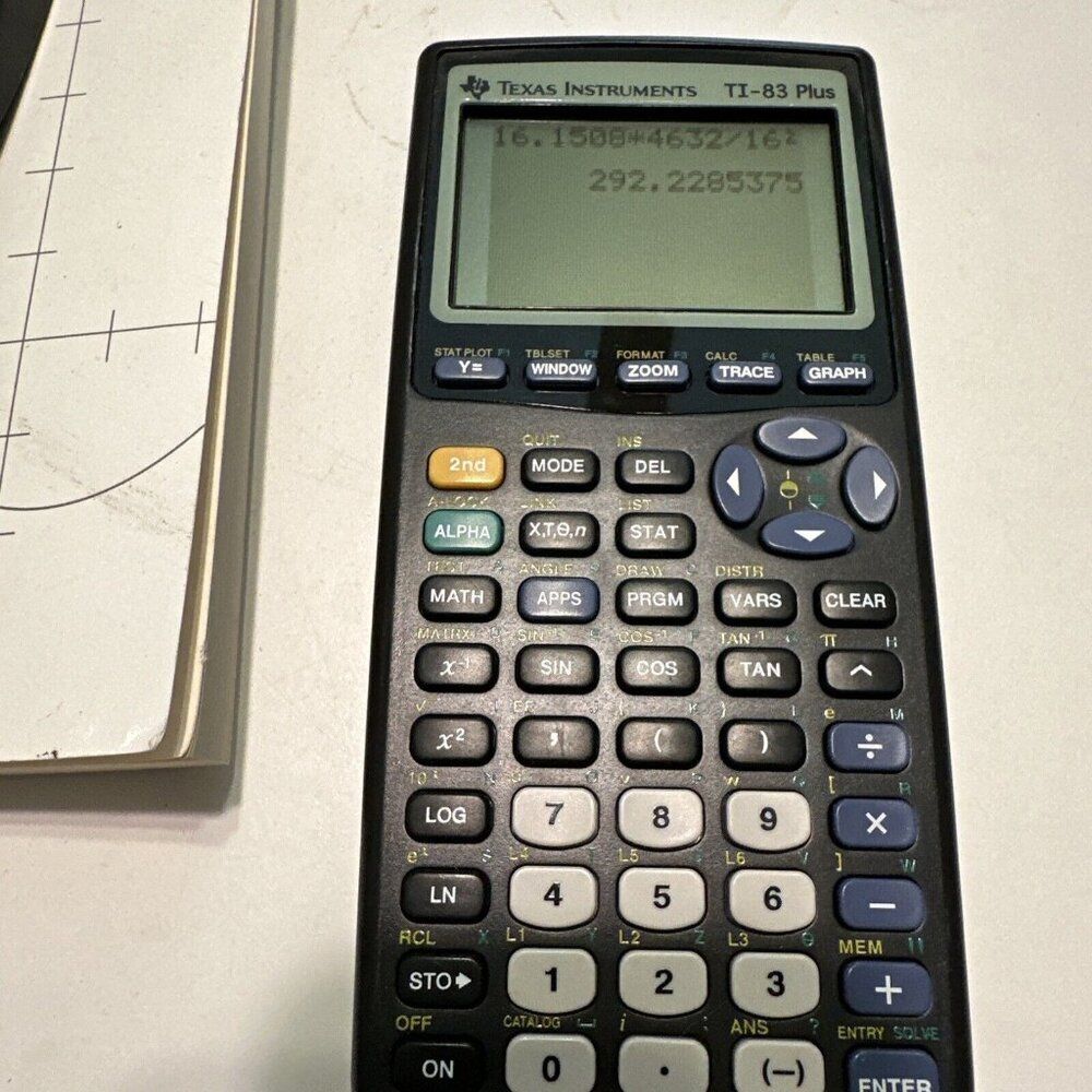Texas Instruments TI-83 Plus Graphing Calculator Tested Manual - Picture 5 of 5